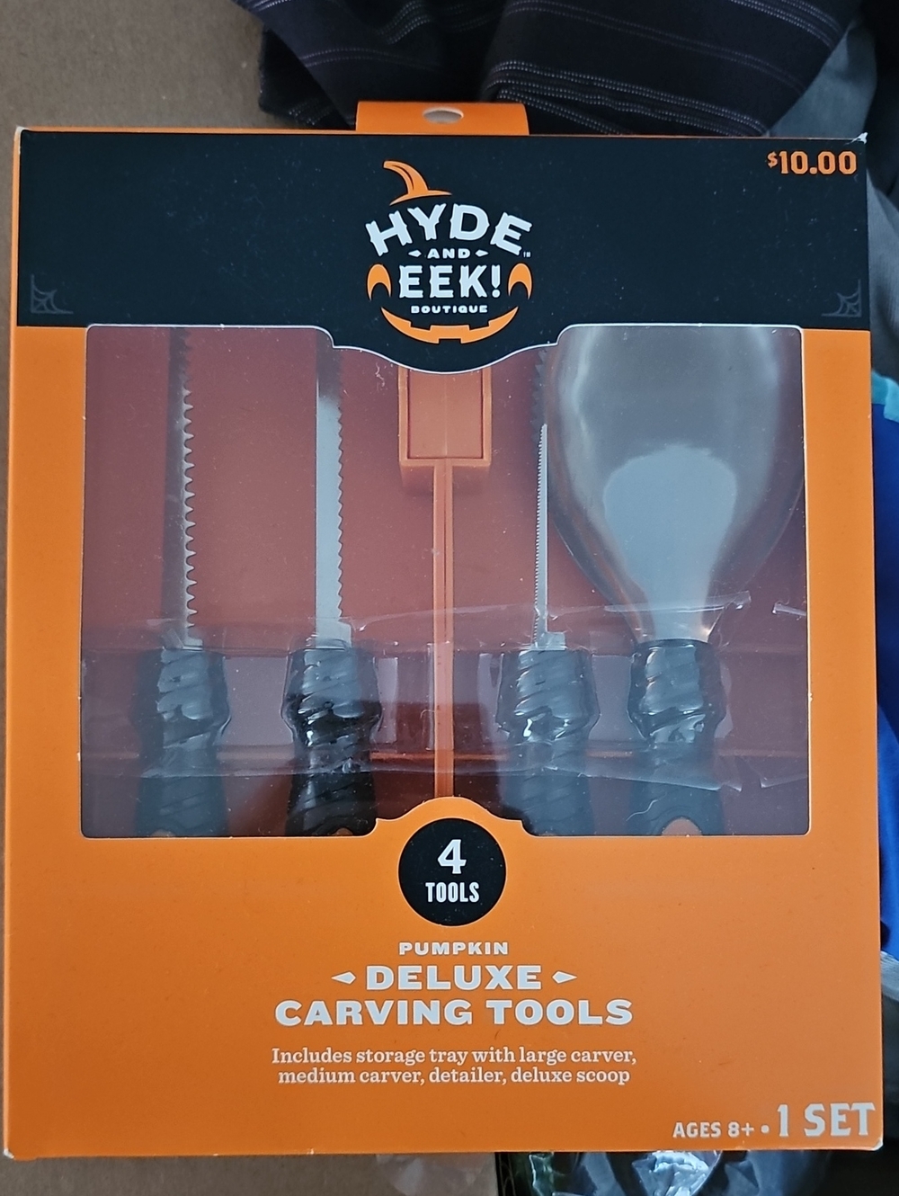 Hyde And Eek Set Of 4 Deluxe Pumpkin Carving Tools